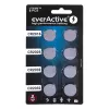 8 Lithium-Batterien-Set everActive 4 x CR2032, 2 x CR2025, 2 x CR2016