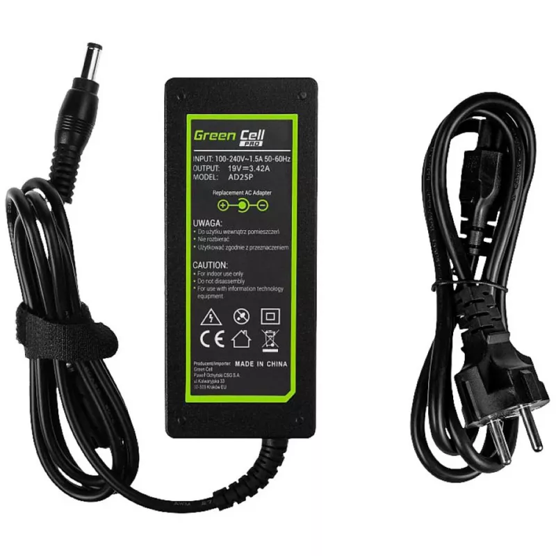 Grün Cell AD25P Netzteil/Wechselrichter Indoor 65 W Schwarz