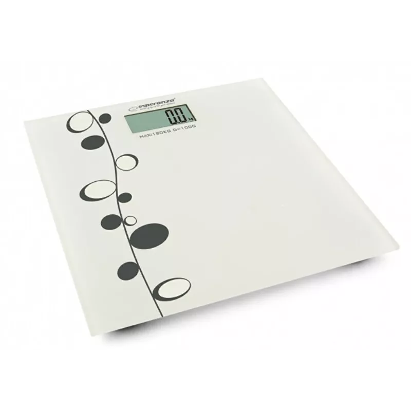 Personenwaage Esperanza Zumba EBS005 - elektronisch, 180 kg, weißes Glas