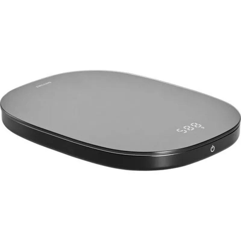 Elektronische Küchenwaage ZWILLING 53011-053-0 – 10 kg Kapazität, schwarz oval, LCD-Anzeige