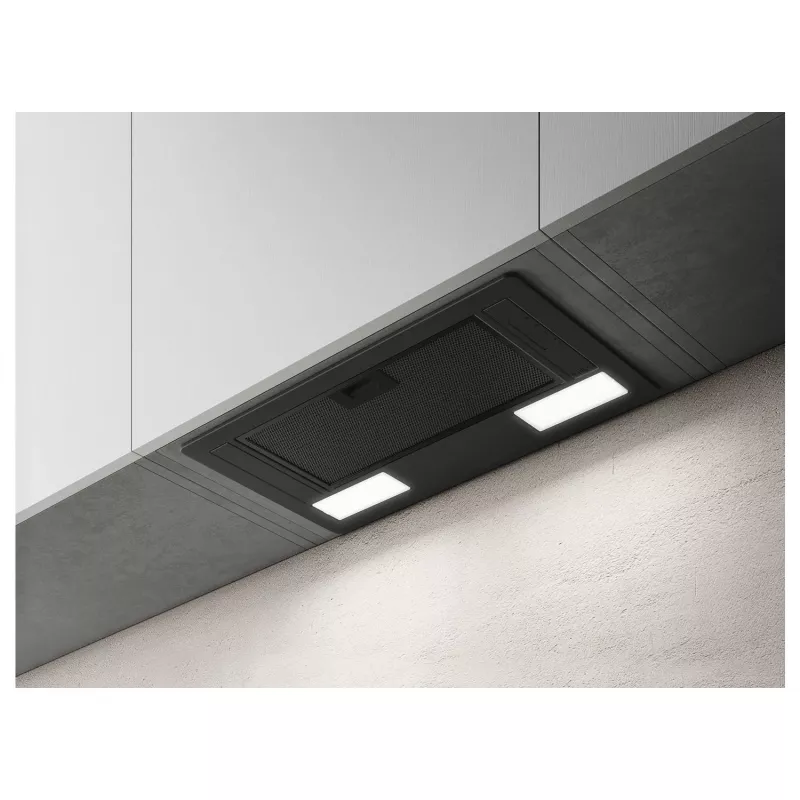 Elica ERA-LUX-BLK-60 60 cm Schwarze Era Einbau-Luxushaube