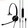 EPOS Sennheiser Headset Impact SC 635 USB-C 3,5mm USBC 3,5mm mono schwarz silber (1000669)