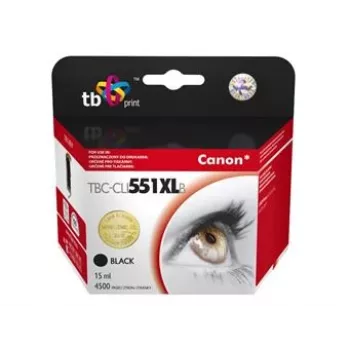 TB-Komp. Tintenpatrone für Canon CLI-551XL BK Schwarz