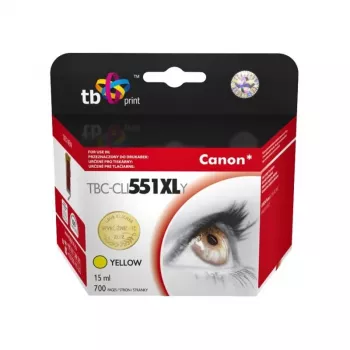 Ink. Cartridge TB Kompat. S Canon CLI-551XL YL Gelb