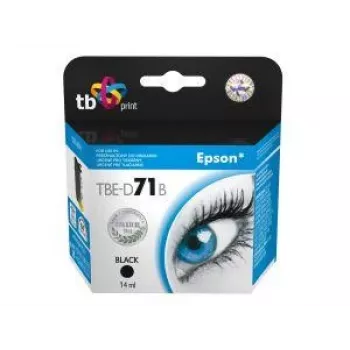 Tintenpatrone TB kompatibel mit Epson T0711 Schwarz