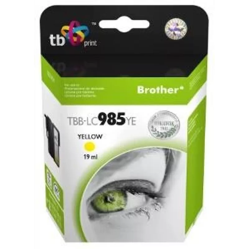 Tintenpatrone TB Kompat. S Brother LC 985 YE 100% N