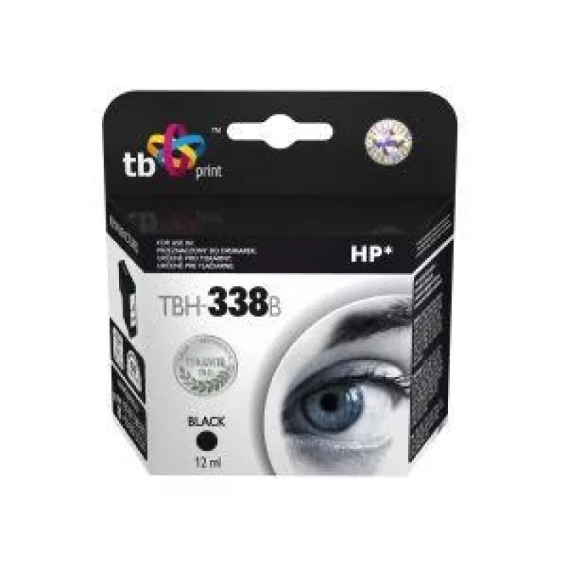 Ink TBH-338B (HP No. 338 - C8765EE) Schwarz wiederaufbereitet