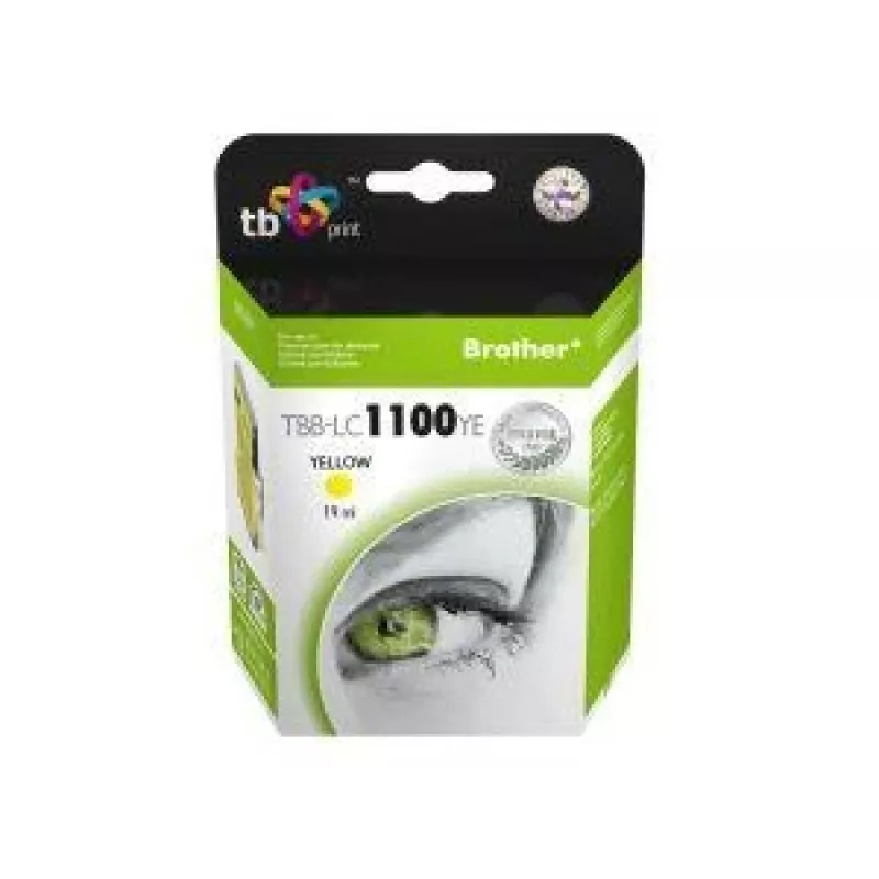 Ink TBB-LC1100YE (Brother LC980/1100) Gelb 100% neu
