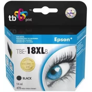 Tintenpatrone TB Kompat. S Epson T1811 Schwarz 100% Neu