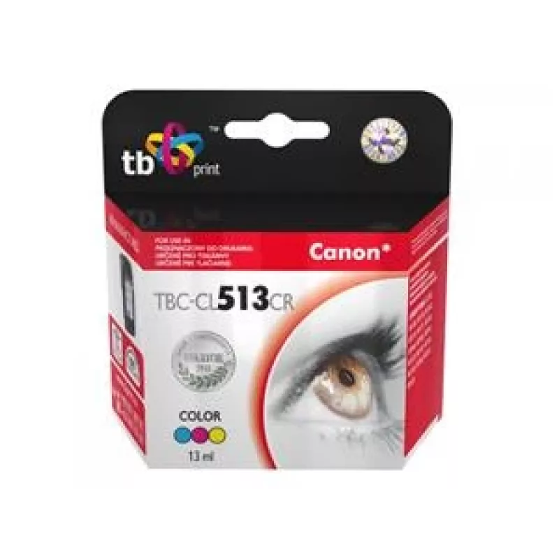 Tinte für Canon MP 480 Farbe wiederaufbereitet TBC-CL513CR