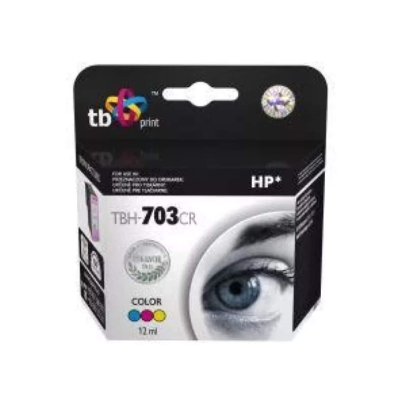 Tinte HP DJ D730/F735 Farbe wiederaufbereitet TBH-703CR (HP Nr. 703 CD888AE)