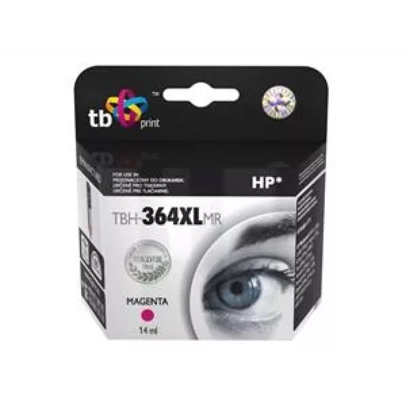 Tintenpatrone TB Kompat. S HP CB324EE (No.364), TBH-364XLMR, Magenta