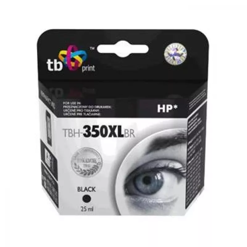 Tintenpatrone HP DJ D4260 Schwarz wiederaufbereitet TBH-350XLBR