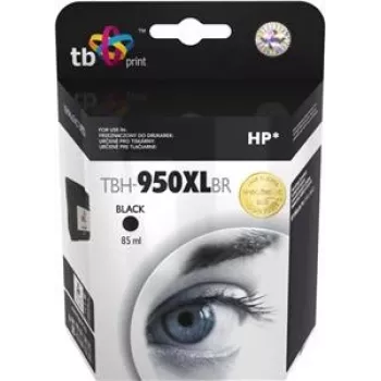 Tinte für HP OJ Pro 8100 Schwarz wiederaufbereitet TBH-950XLB