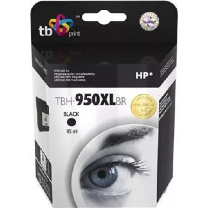 Tinte für HP OJ Pro 8100 Schwarz wiederaufbereitet TBH-950XLB