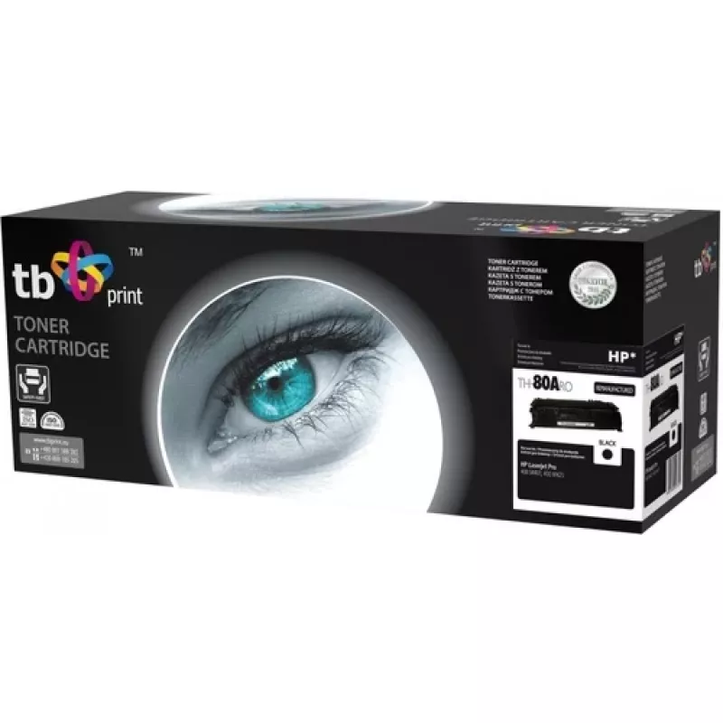 Toner für HP LJ Pro 400 wiederaufbereitet neu OPC TH-80ARO