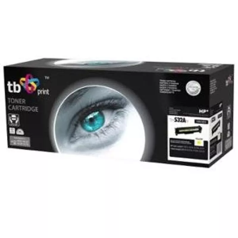 Toner TB kompatibel mit HP CC532A, 100 % neu, Gelb