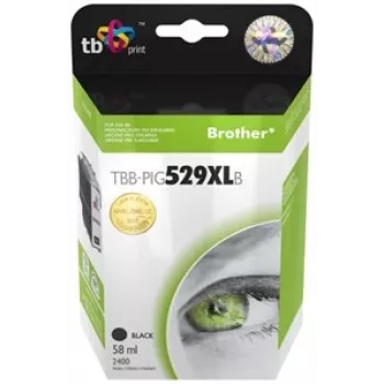 Ink. Kaz. TB kompatibel mit Brother LC529/539 PIG BK neu
