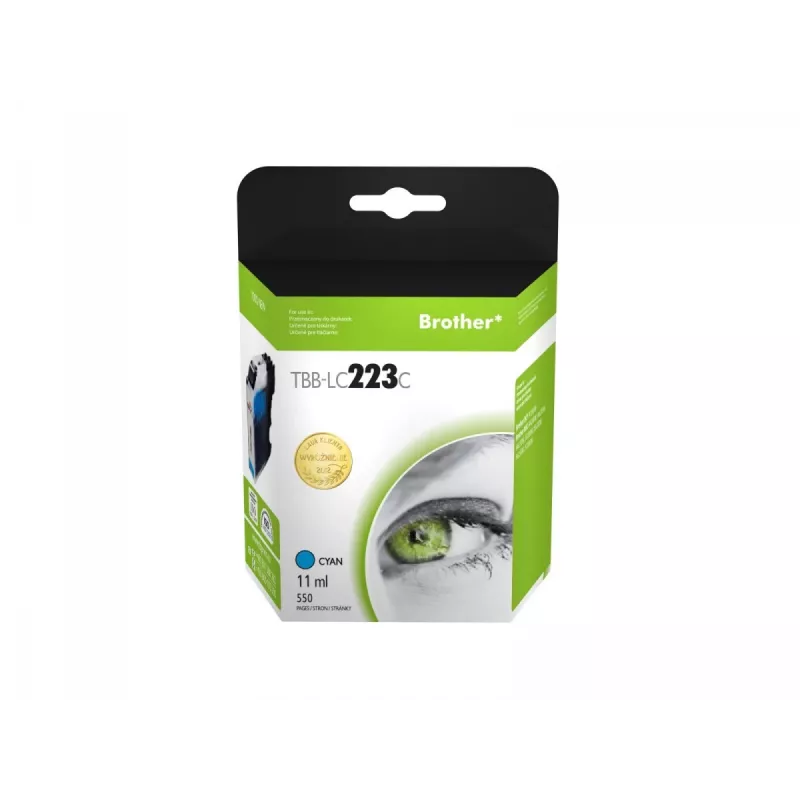Ink. Kaz. TB kompatibel mit Brother LC223 Cyan neu