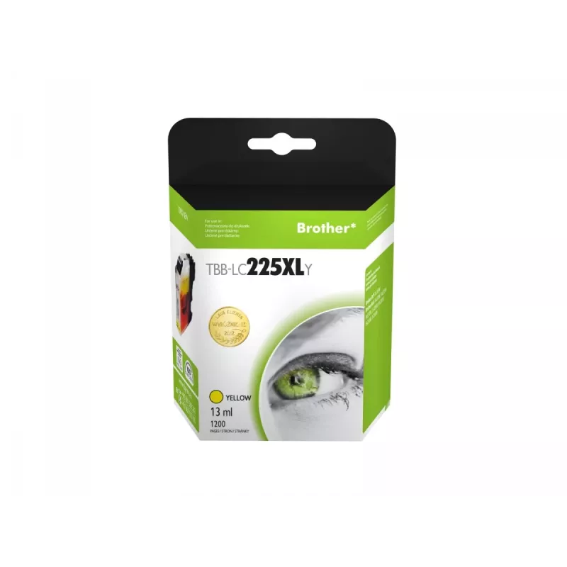 Ink. Kaz. TB kompatibel mit Brother LC225XL Gelb neu