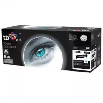 Toner TB kompatibel mit HP CC531A, 100 % neu, Cy