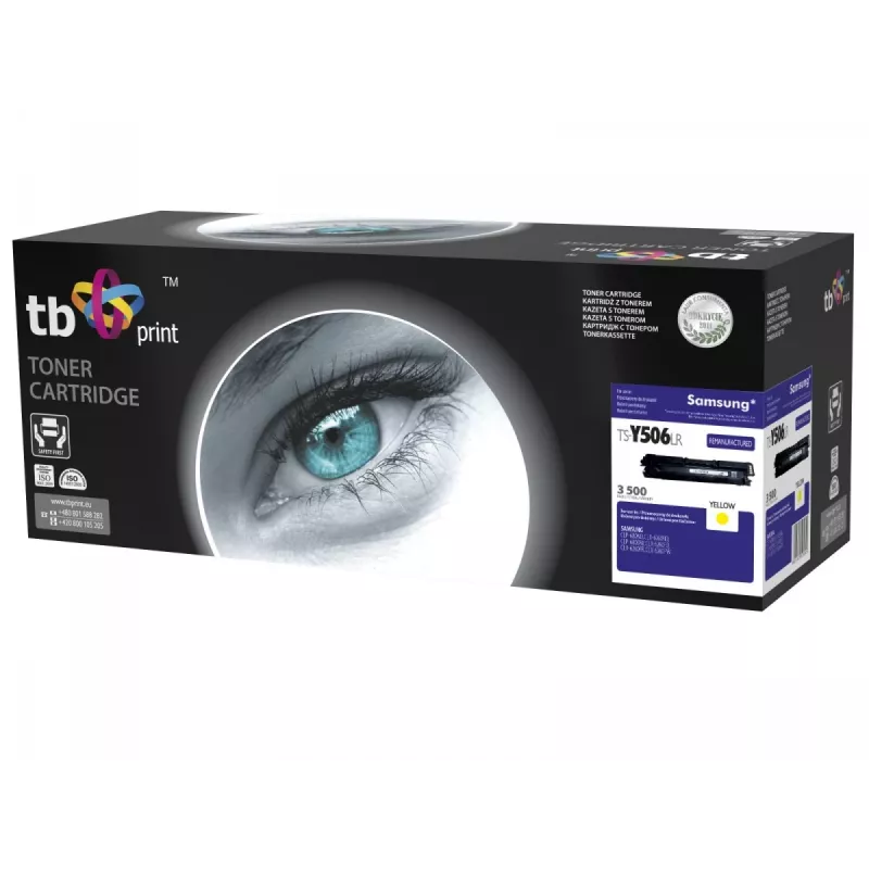 Toner TB kompatibel mit Samsung CLT-Y506L, Gelb, 3500, rem