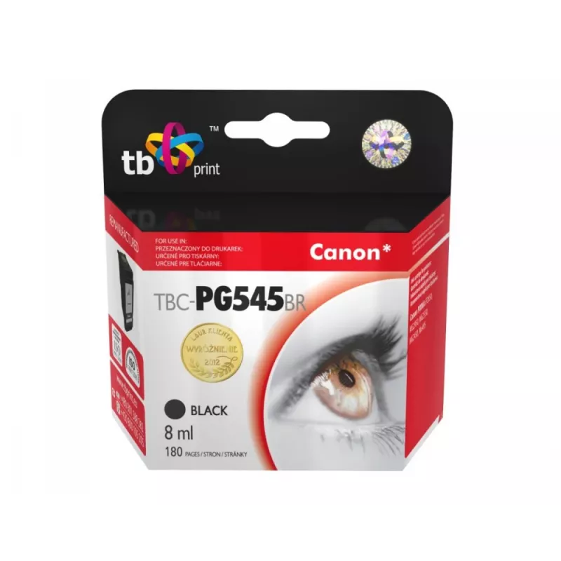 Tinte für Canon PIXMA iP2850/MG2950/2550/2450/MX495 TBC-PG545B BK ref.