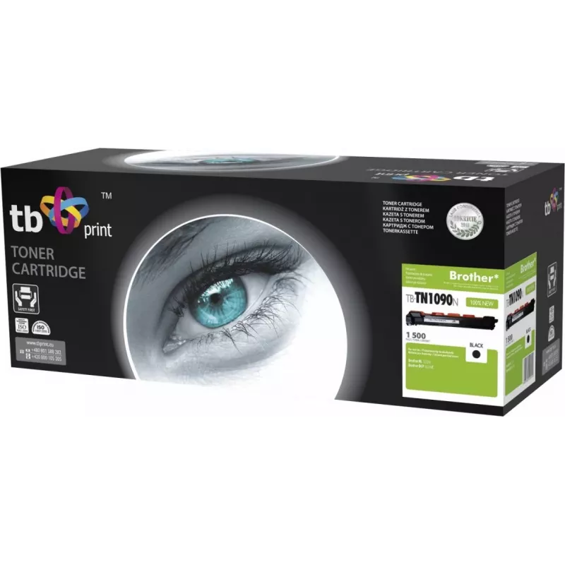 Toner TB kompatibel mit Brother TN1090N, BK, neu