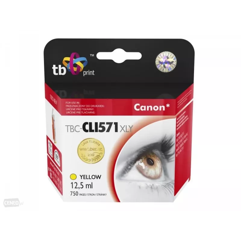 Tintenpatrone TB kompatibel S Canon CLI-571XL YE Gelb