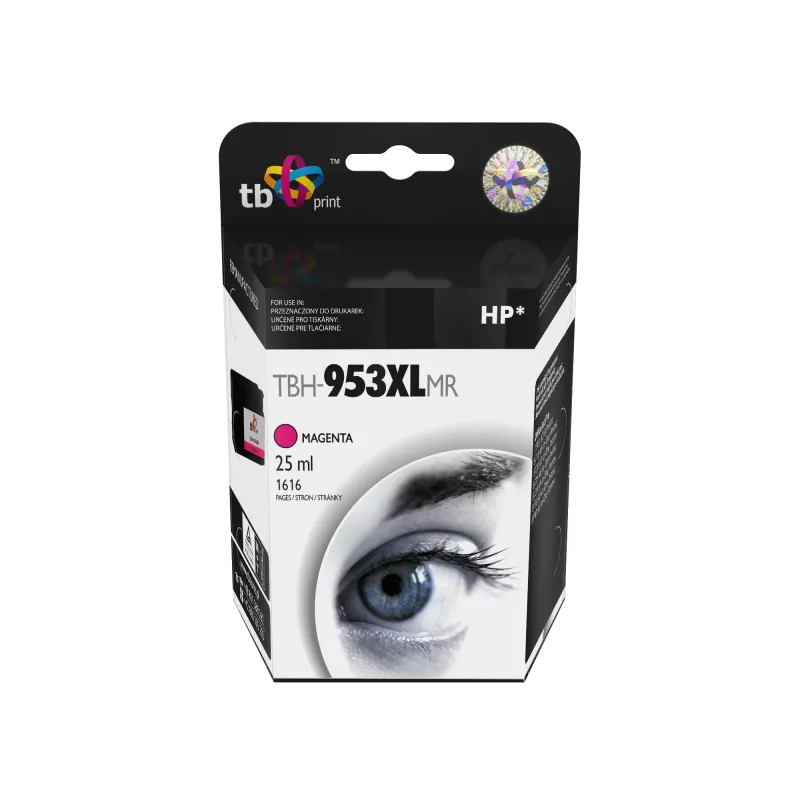 Ink für HP OJ 8710 AiO TBH-953XLMR Magenta refabrication
