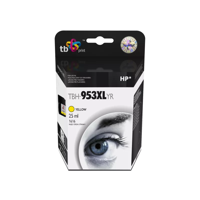 Ink für HP OJ 8710 AiO TBH-953XLYR Gelb refabrication