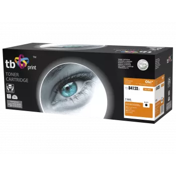 Toner TB Kompat. S OKI B412/B432, Schwarz, New 412XN