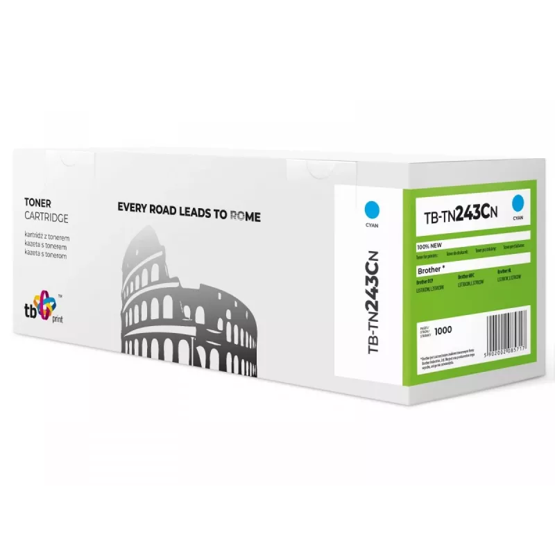 Toner TB Kompat. S Brother TN243C, TB-TN243CN CY 100% Neu