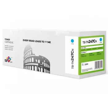 Toner TB Kompat. S Brother TN247C, TB-TN247CN CY 100% Neu