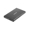 NATEC RHINO GO Gehäuse USB 3.0 für 2,5'' SATA HDD/SSD, schwarz Aluminium