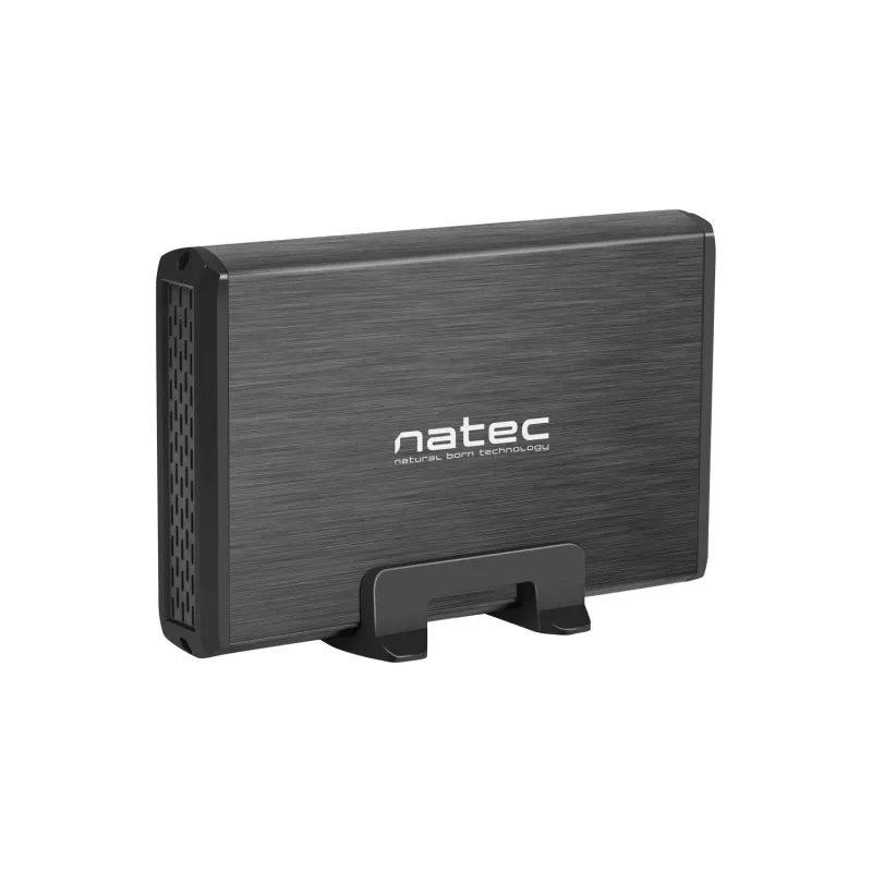NATEC NKZ-0448 RHINO External USB 3.0 enclosure for 3.5inch SATA HDDs black aluminum