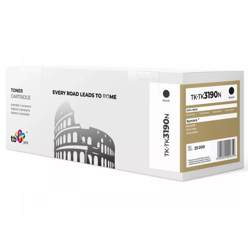Toner TB kompatibel mit KyoceraTK-3190, Schwarz, neu