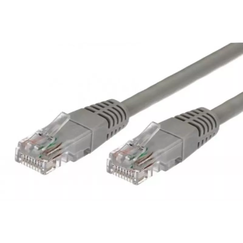Cabel Patchcord cat.6 RJ45 UTP 1m. Grau