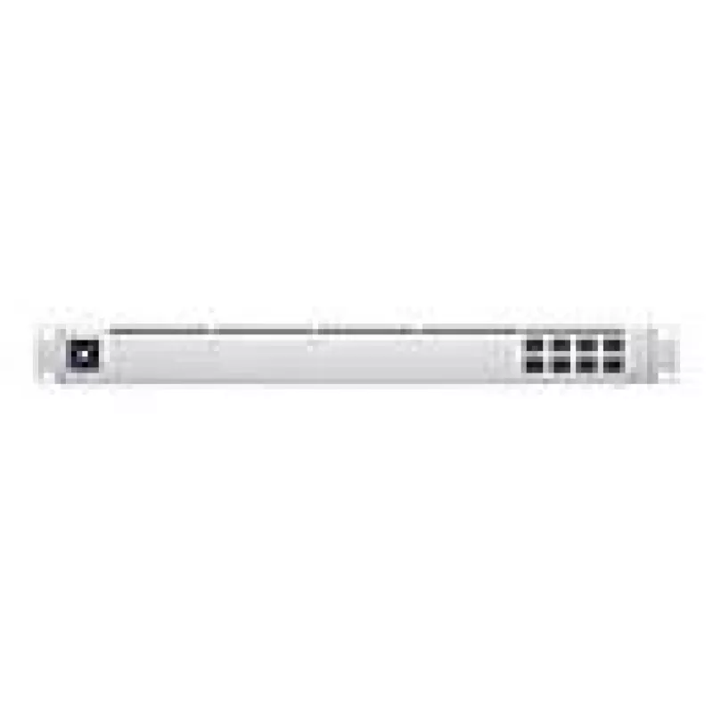 Verwalteter L2-Netzwerk-Switch UBIQUITI USW-Aggregation — 8 SFP+-Slots, 10G-Unterstützung, lüfterlos, 1U-Rack, silber