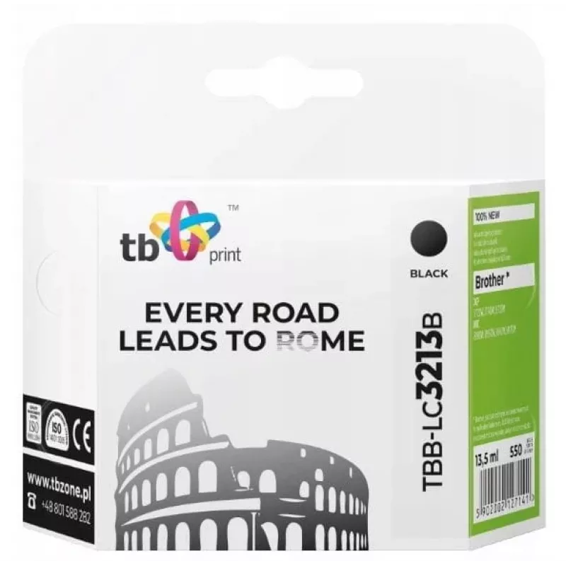 Tintenpatrone TB Kompat. S Brother TBB-LC3213B BK