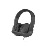 Kabelgebundenes binaurales Headset NATEC Rhea mit Bügelmikrofon, 3,5-mm-Anschlüsse, 2,2 m Kabel, 32 Ω Impedanz