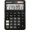 Taschenrechner SENCOR SEC 372BK 12-stelliger LCD einfacher Tischrechner, batteriebetrieben