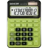 Tischrechner SENCOR SEC 372GN 12-stelliges LCD, Grundrechenarten, Solar- und Batteriebetrieb