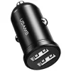 Autoladegerät usams USA000867 — Dual USB 2×2,4A, Schwarz