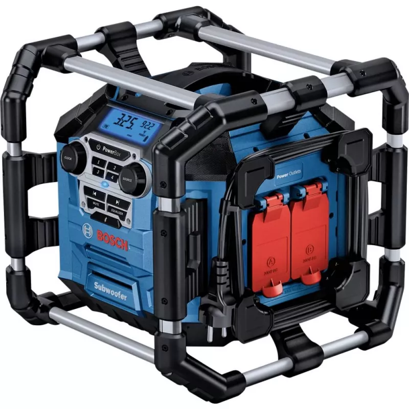 Bosch GPB 18V-5 C Professional Tragbares Digitalradio Aluminium, Schwarz, Blau