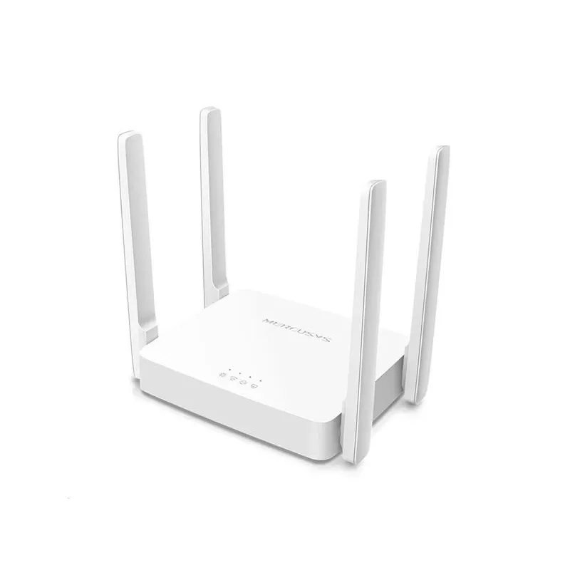 Tischrouter MERCUSYS AC10 Dualband 2,4/5 GHz Wi‑Fi 5, 4 externe Antennen, 1x Fast Ethernet (WAN/LAN)