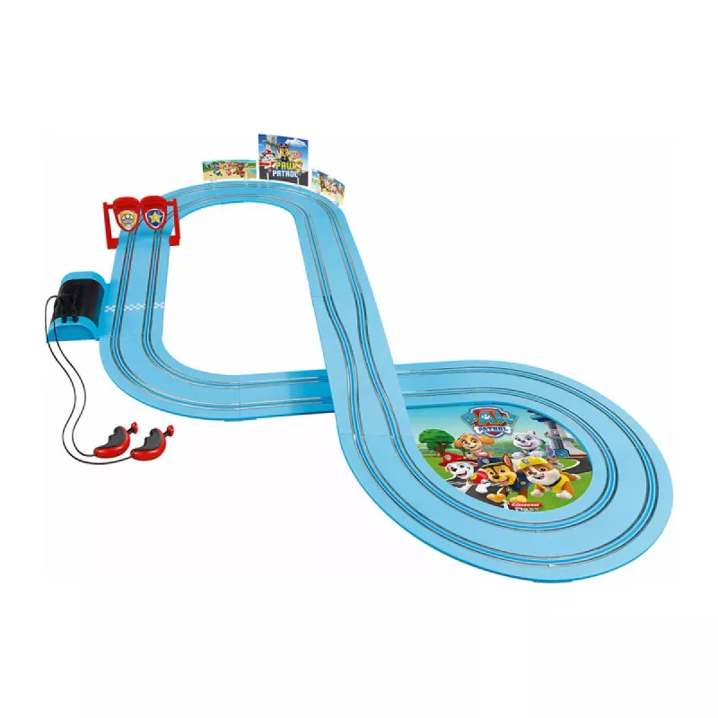 Rennfahrzeug und Spielbahn CARRERA 20063035 – PAW Patrol 'On the Double', mehrfarbig, für Kinder ab 3 Jahren