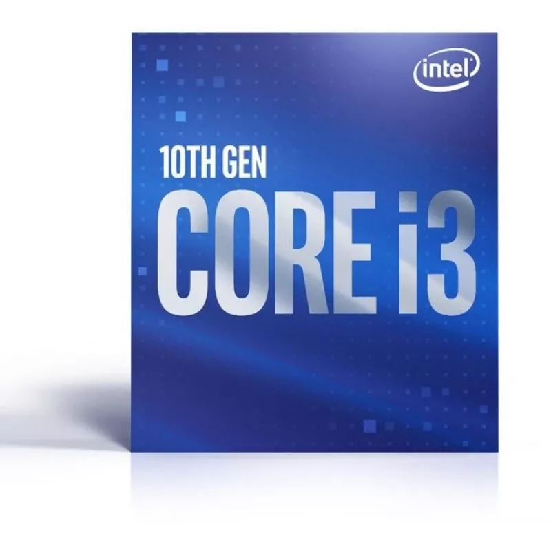 Intel Core i3-10105F Prozessor LGA1200 3,7GHz 4,4GHz Turbo 4 Kerne 8 Threads 6MB mit Kühler ohne integrierte Grafik