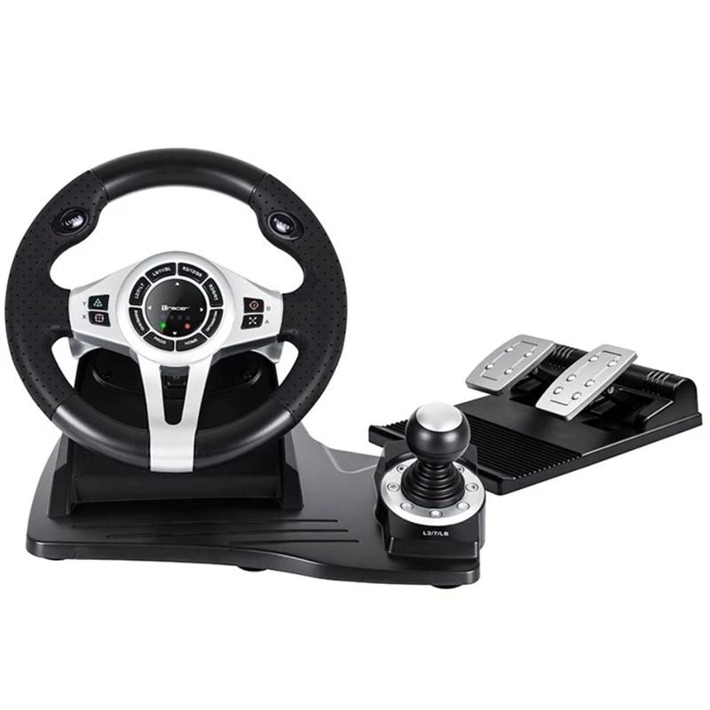 Tracer TRAJOY46524 Gaming Controller Black Steering wheel + Pedals PlayStation 4, Playstation 3