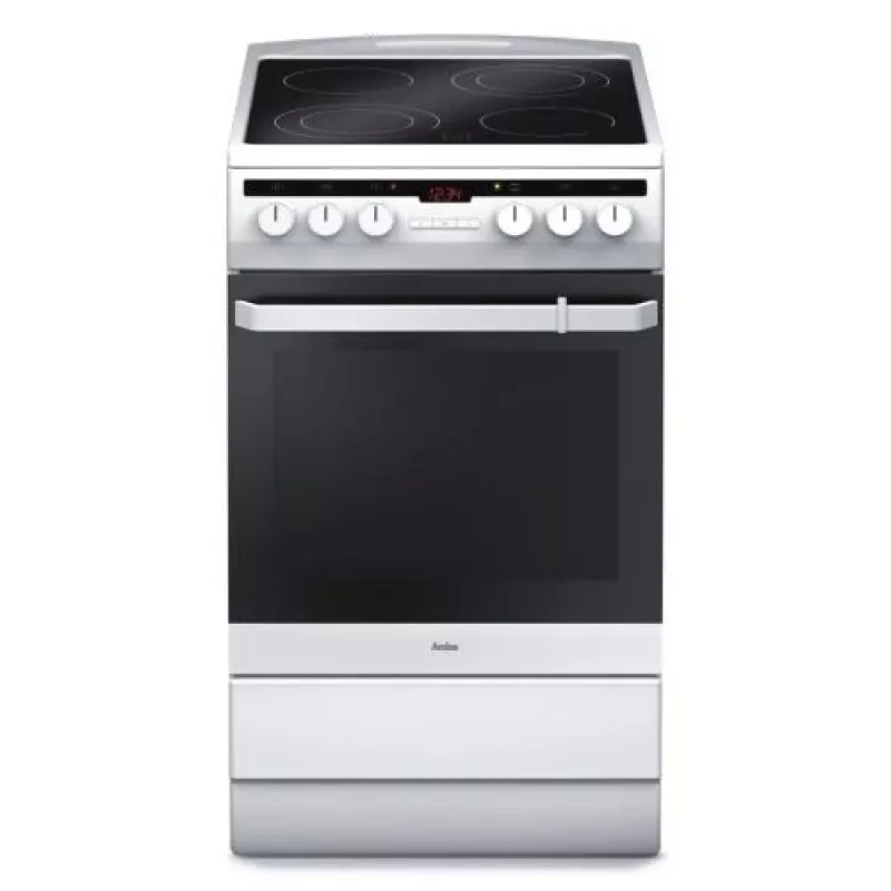 Freestanding cooker Amica SHC 5874 W Electric Ceramic 4 Zones